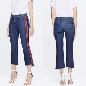 Mother Insider Crop Step Fray jeans size 25